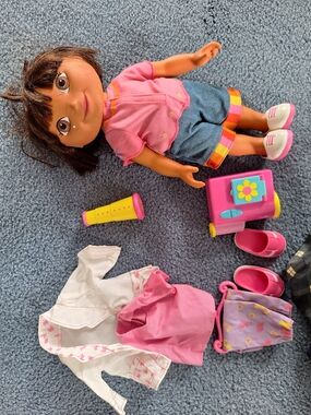 Kids Dora The Explora Doll with Accessories